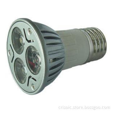 Aluminum 3W 250 Lumen Par LED Spotlight 3pcs Epistar Lamps